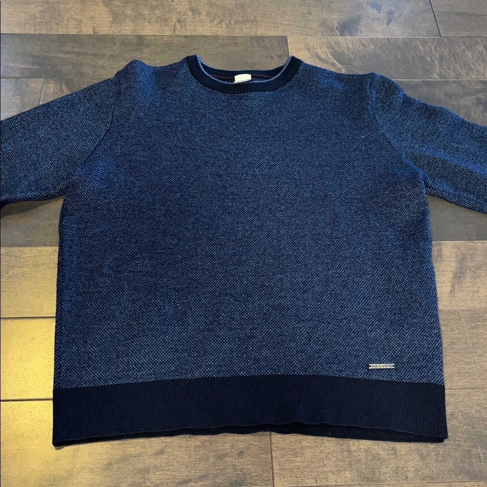 Bugatti Dark Blue Knitwear Woolblend S